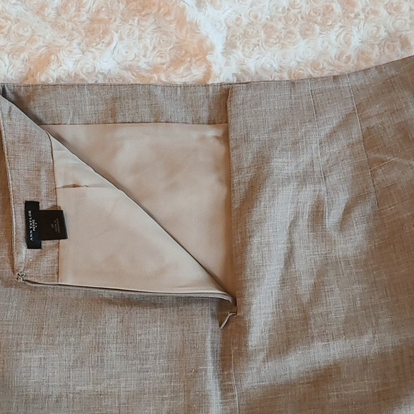 NWOT Ann Taylor Linen Blend Skirt - Picture 3 of 9